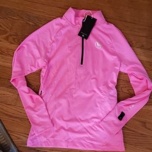 Heated quarter zip